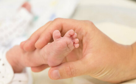 Abbildung Babymassage