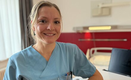 Abbildung Bianca Kuss - Teamleitung Pflege Orthop&auml;die